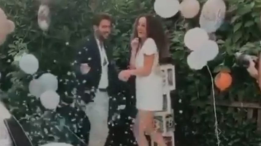 Yasin und Samira kurz nach der Verkündung ihres Babygeschlechts, Juli 2020