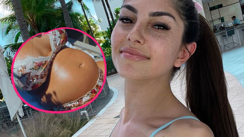 Im Bikini: Schwangere Yeliz Koc zeigt ihren runden Babybauch