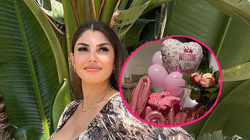 Mit Baby schon zurück zu Hause? Yeliz Koc postet Ballon-Meer