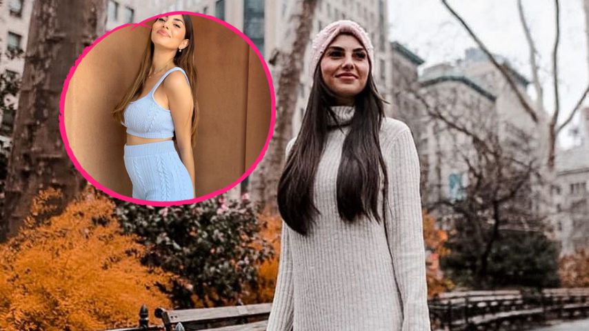 Ganz in Hellblau: Yeliz Koc teilt ein neues Babybauchfoto!