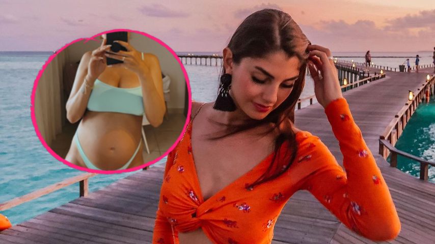 Schon so groß! Yeliz Koc präsentiert Babybauch im Bikini