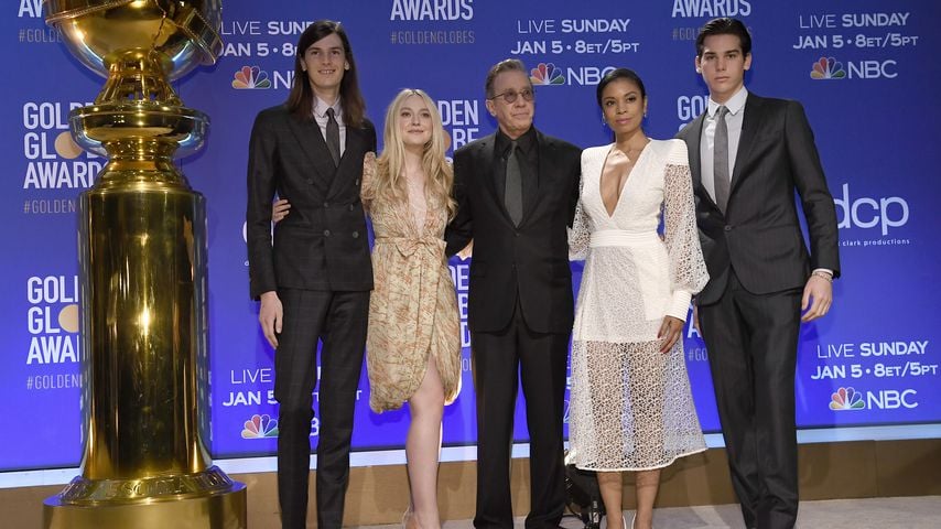 Dylan Brosnan, Dakota Fanning, Tim Allen, Susan Kelechi Watson und Paris Brosnan