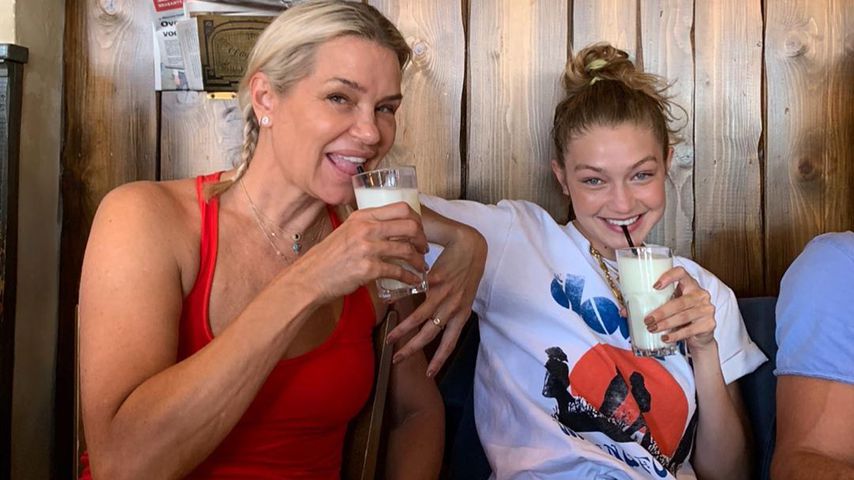 Yolanda Hadid mit Tochter Gigi