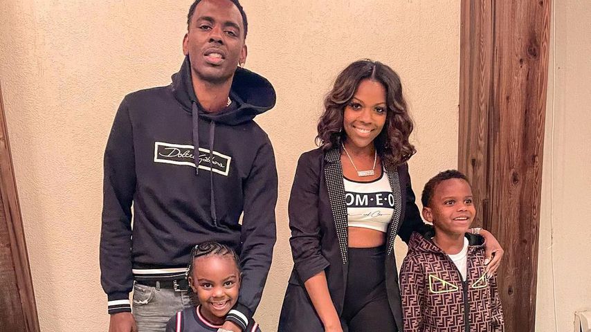 Young Dolph mit seiner Freundin Mia Jaye und ihren Kindern