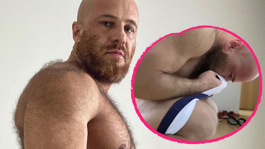 Wieso? Yuri Tolochko schnüffelt an getragener Unterhose