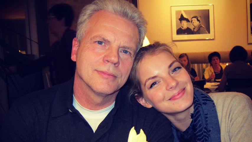 Yvonne Catterfeld und ihr Vater im Jahr 2020