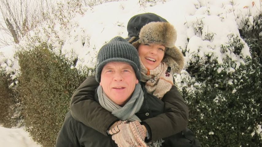 Yvonne Catterfeld mit ihremy Vater Jürgen