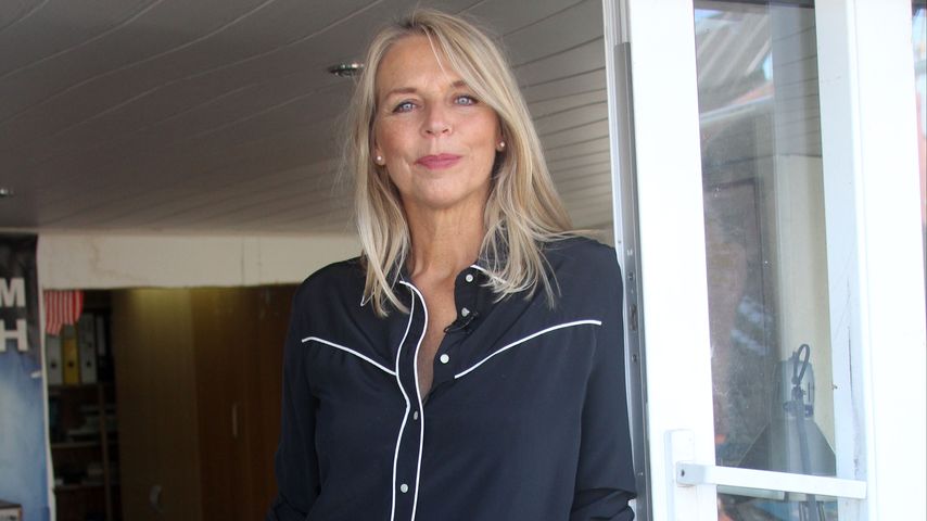 Yvonne Gabriel auf dem Hausboot ihres Vaters Gunter Gabriel in Hamburg