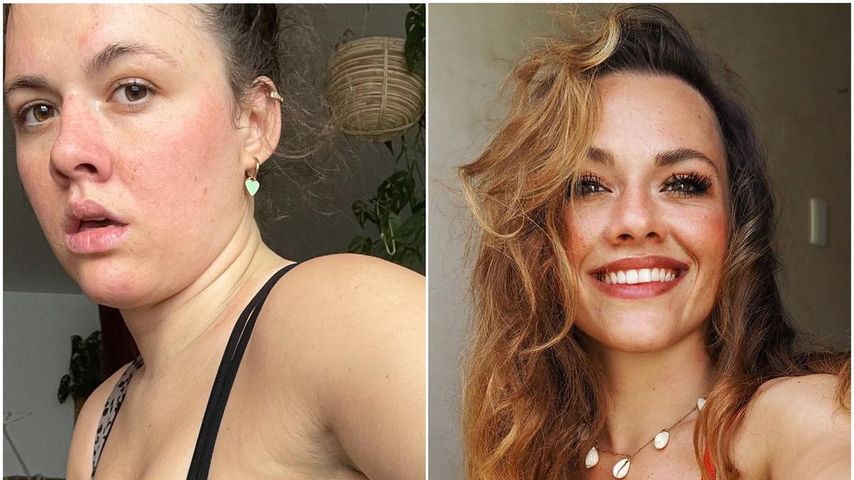 Yvonne Pferrers Körper vor und nach einer Sporttransformation