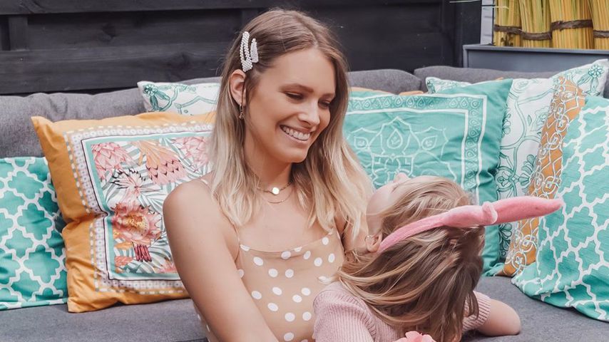 Yvonne Schröder mit ihrer Tochter Emma