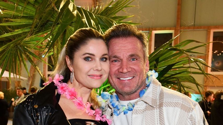 Yvonne Woelke und Peter Klein bei der Premiere von "Promis unter Palmen", 2025