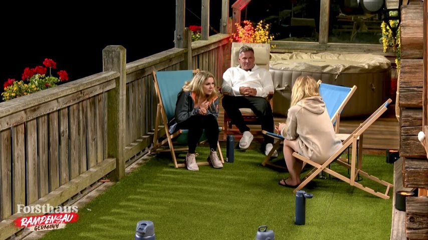 Yvonne Woelke und Peter Klein im "Forsthaus Rampensau"