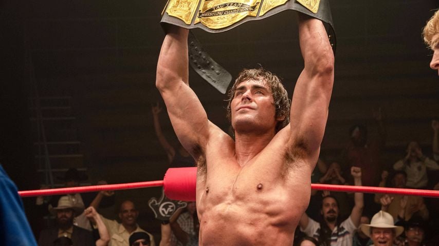 Zac Efron als Wrestler Kevin Von Erich in "The Iron Claw", 2023