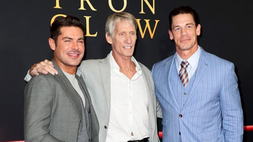 Zac Efron, Kevin Von Erich und John Cena im Dezember 2023