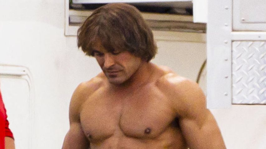 Zac Efron am Set von "The Iron Claw"