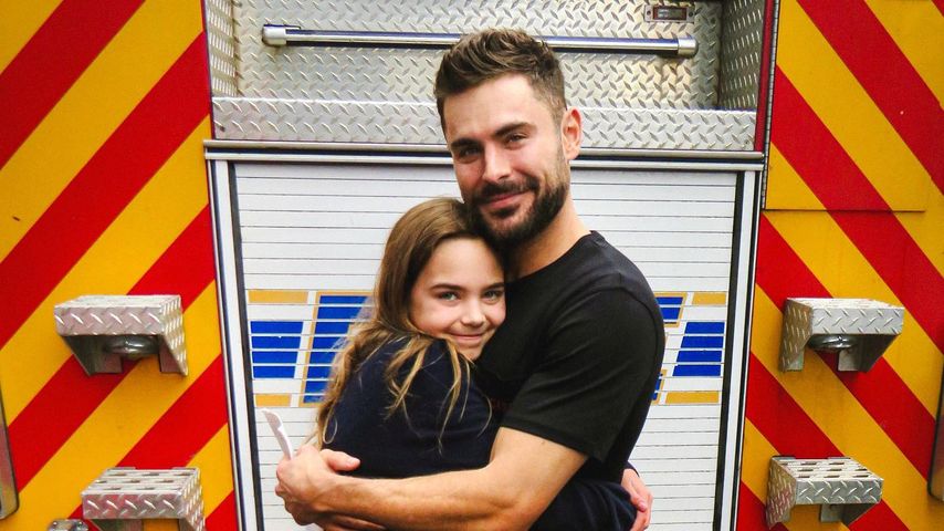 Zac Efron mit seiner Kollegin am Set von "Firestarter"