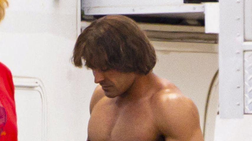 Zac Efron am Set von "The Iron Claw"