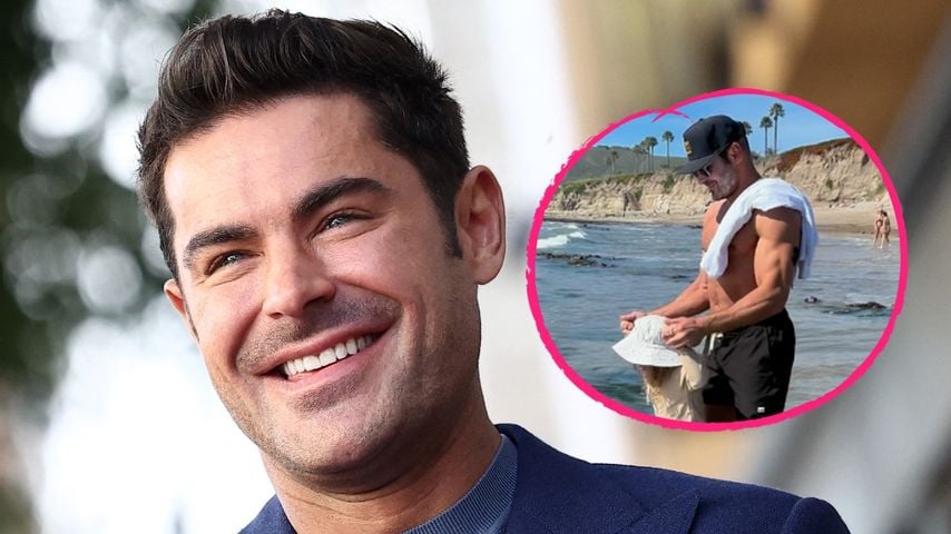 Hier planscht Zac Efron mit seiner kleinen Schwester Olivia!