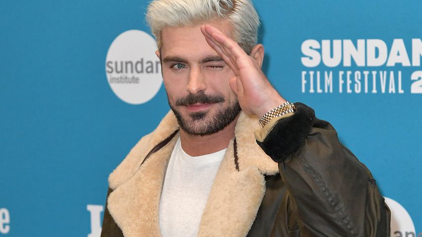 Frisuren-Chamäleon: Zac Efron trägt jetzt platinblondes Haar