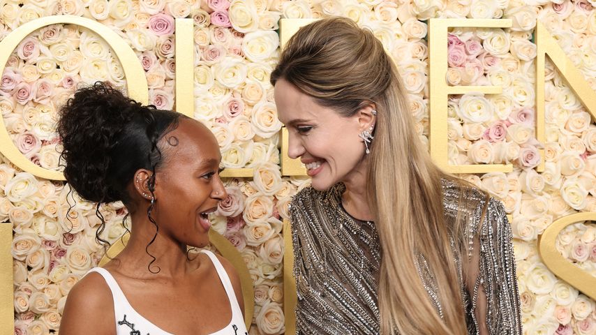 Zahara und Angelina Jolie bei den Golden Globes 2025 in Beverly Hills