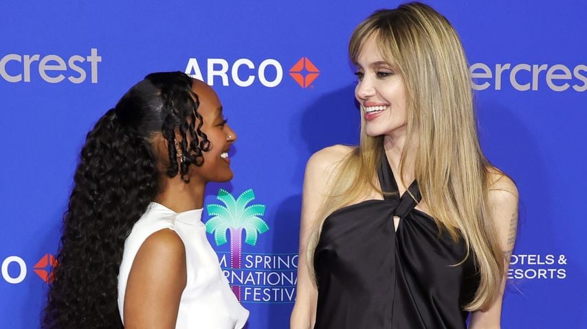 Zahara und Angelina Jolie, Januar 2025