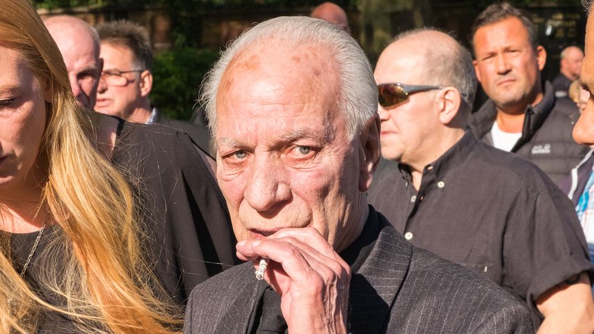 Zanubio Rocchigiani auf Graciano Rocchigianis Beerdigung