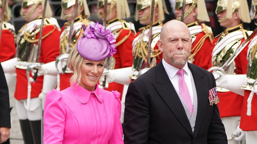 Zara mit Mike Tindall beim Platinjubiläum in London, 2022