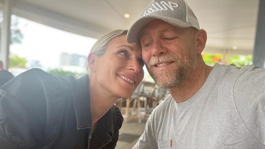 Zara und Mike Tindall nach Mikes Auszug aus dem UK-Dschungelcamp