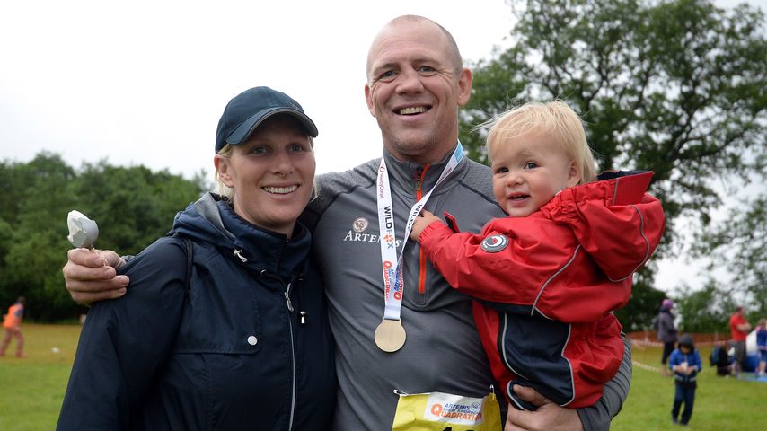 Zara und Mike Tindall mit Tochter Mia, 2015