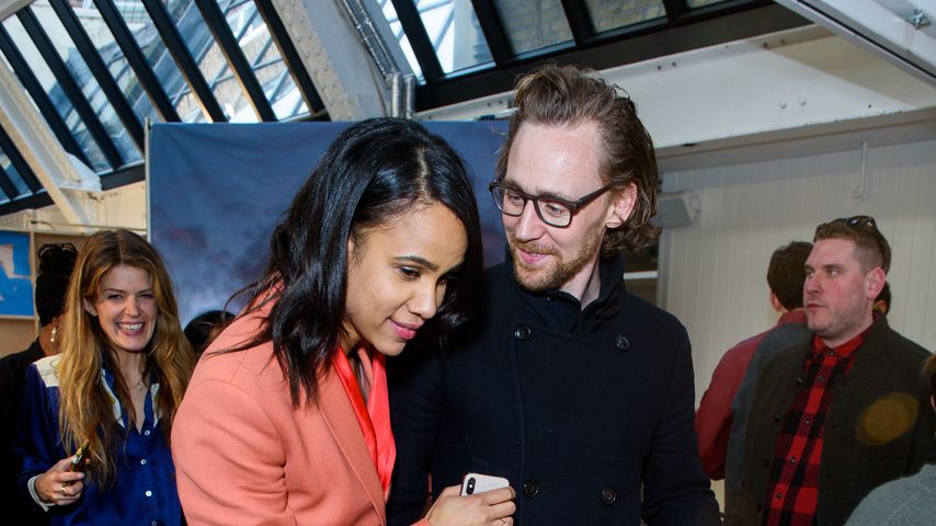Zawe Ashton und Tom Hiddleston im April 2019