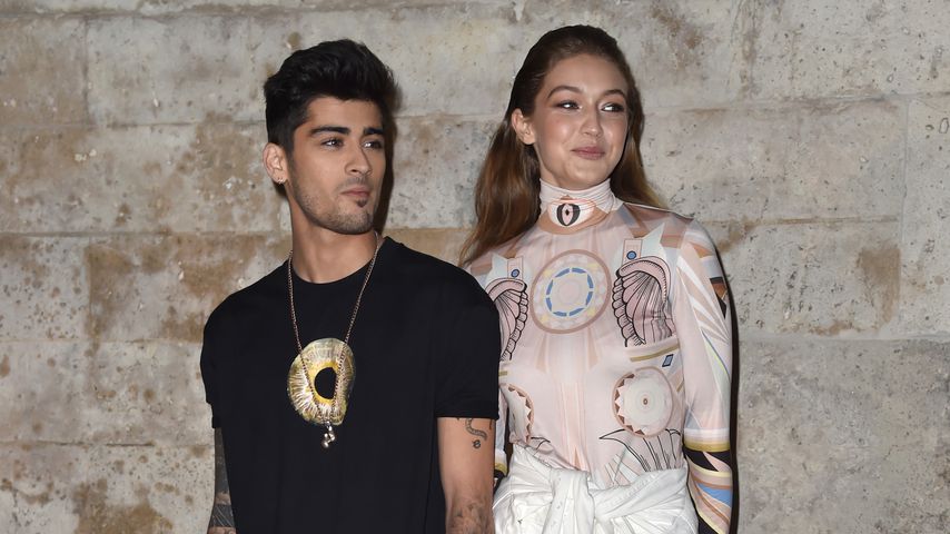 Zayn Malik and Gigi Hadid auf der Paris Fashion Week, 2016