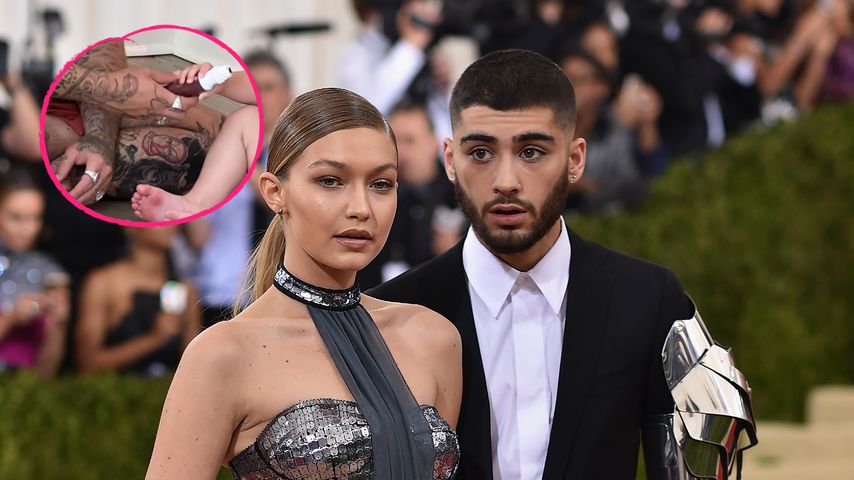 Trotz Trennung: Gigi Hadid teilt rares Pic von Zayn und Khai