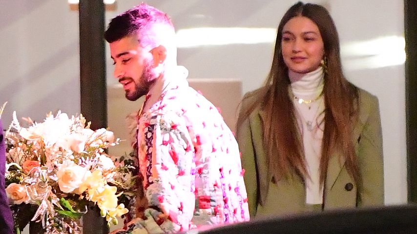 Model Gigi Hadid und Sänger Zayn Malik im Januar 2020