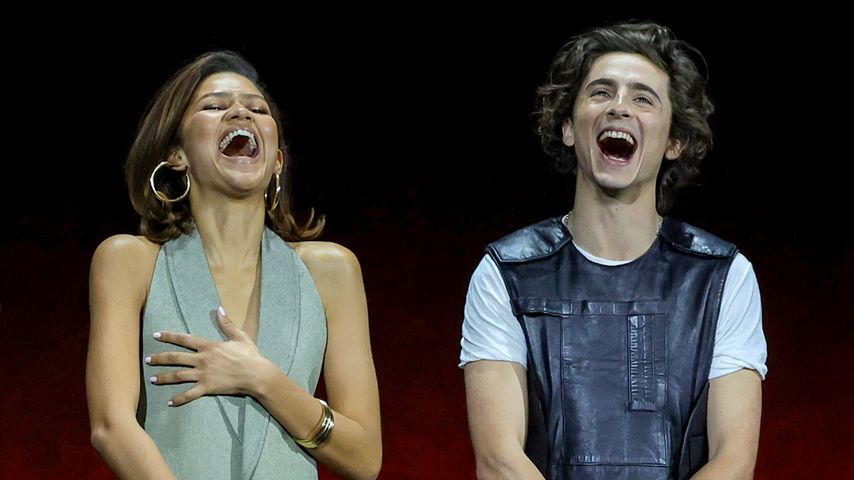 Zendaya and Timothée Chalamet im April 2023