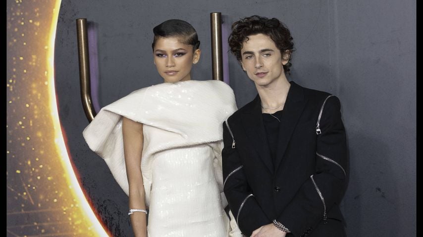 Zendaya und Timothée Chalamet bei der Special Screening von "Dune" in London, Oktober 2021