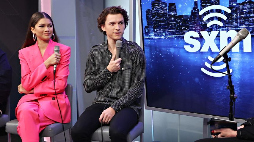 Zendaya und Tom Holland bei einem Interview