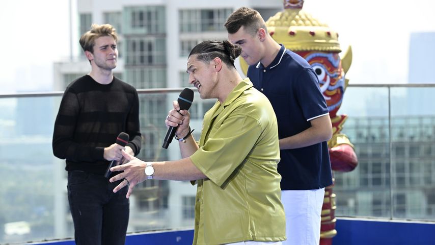 Zeno Rubens Barbieri Reuter, Isa Berisha und Lorent Berisha bei DSDS in Thailand
