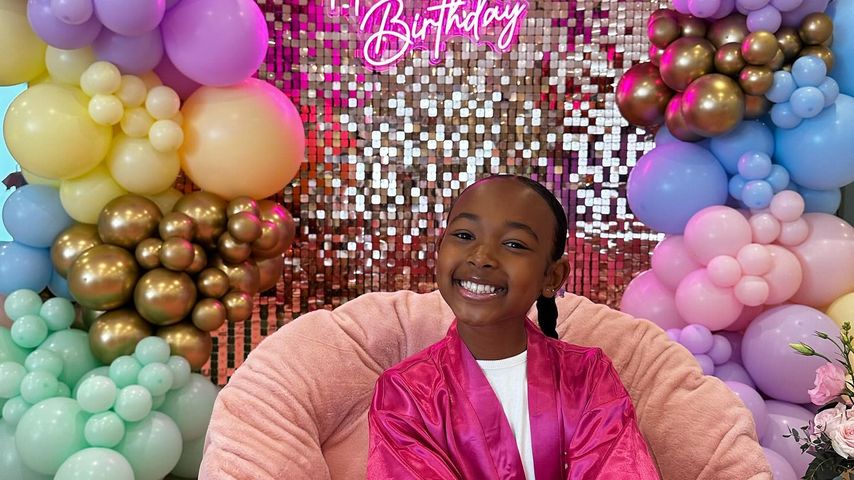 Zhuri James an ihrem Geburtstag