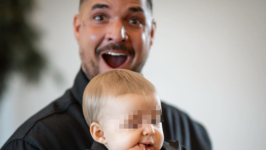 Realitystar Zico Banach mit seinem Sohn Pepe