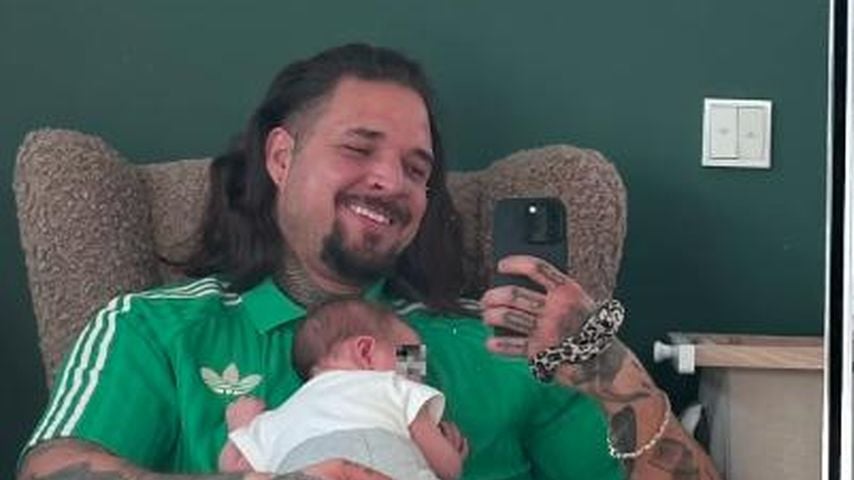 Zico Banach mit seinem Sohn Pepe