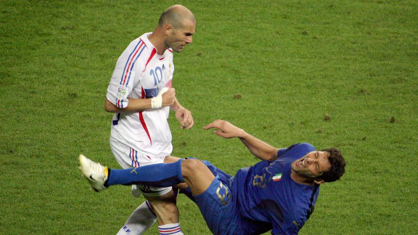 Zinedine Zidane und Marco Materazzi, WM 2006