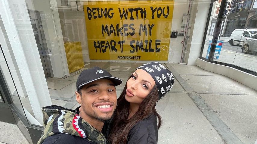 Zion Foster und Jesy Nelson im Urlaub