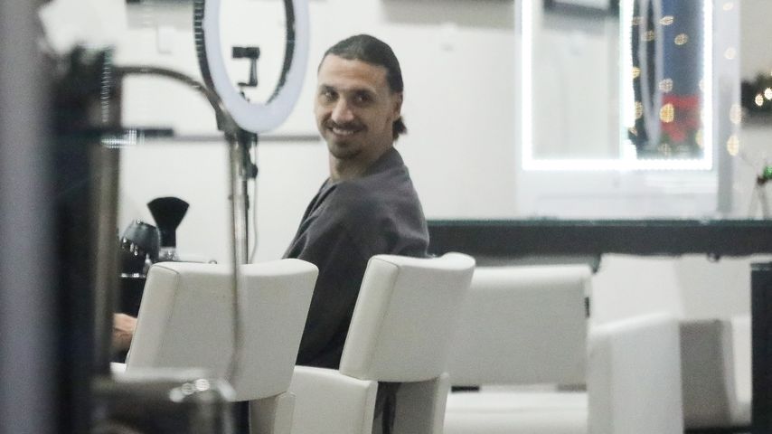 Zlatan Ibrahimovic beim Friseur