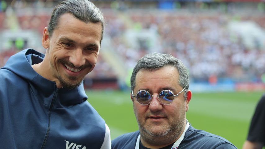 Zlatan Ibrahimović und Mino Raiola, Juni 2018