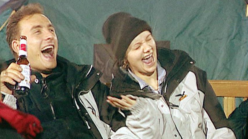 Zlatko Trpkovski und Alida Kurras im "Big Brother"-Haus, 2000
