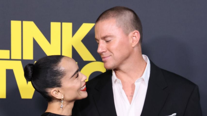 Zoë Kravitz and Channing Tatum im August 2024