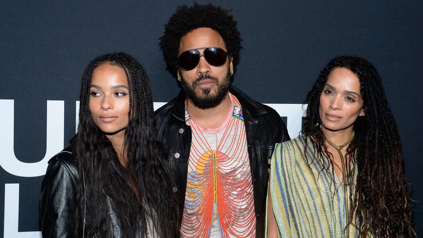 Zoë Kravitz, Lenny Kravitz und Lisa Bonet