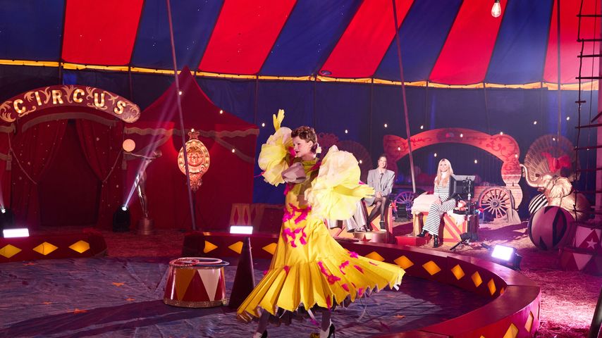 Kandidatin Zoe beim GNTM-Zirkus-Shooting, 2025