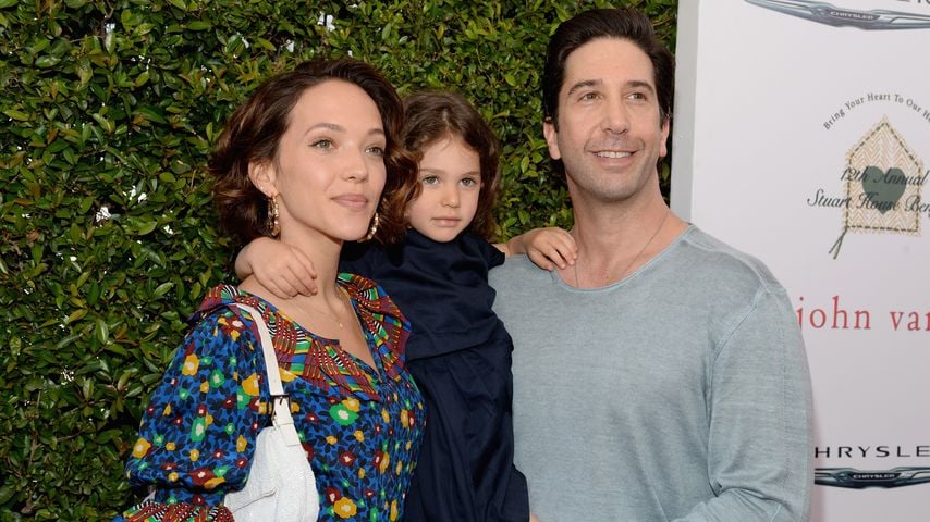 Zoe Buckman und David Schwimmer mit ihrer Tochter Cleo