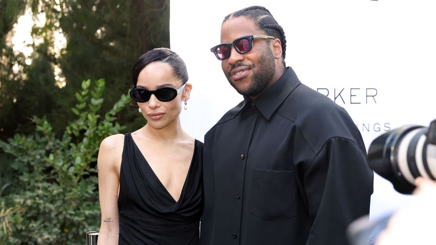 Zoë Kravitz and Malcolm Washington im Januar 2025